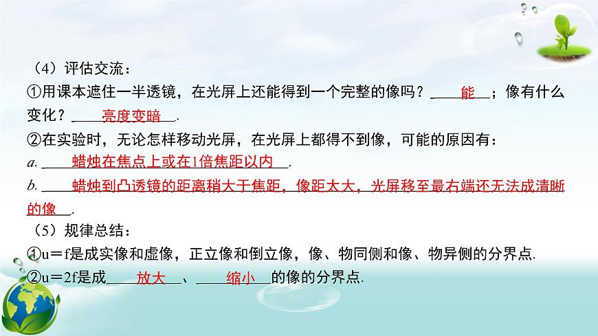 人教版（2024年新版）八年級(jí)上冊(cè)物理第五章 透鏡及其應(yīng)用 章末復(fù)習(xí)課件第8頁(yè)