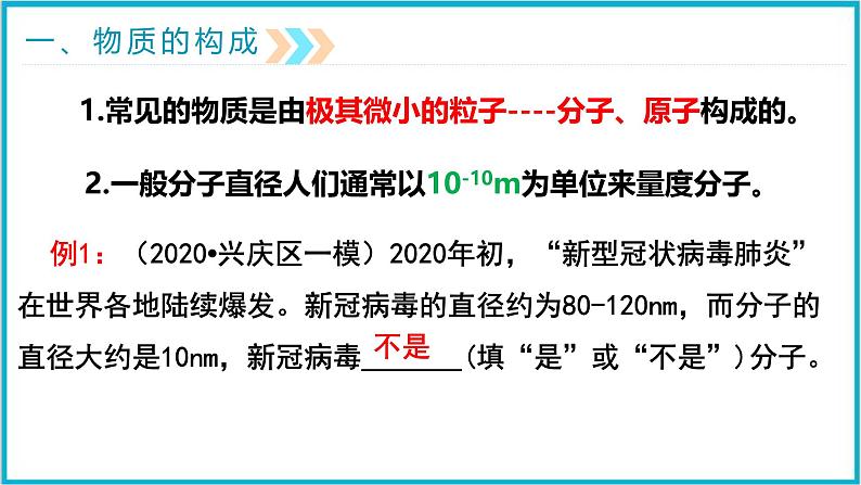 13.1分子热运动 课件 2024-2025学年学年人教版九年级全一册物理06