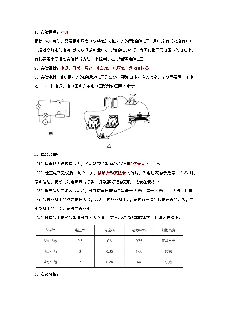 人教版中考物理一轮复习章节分类考点讲解与训练第十八章电功率(原卷版+解析)03