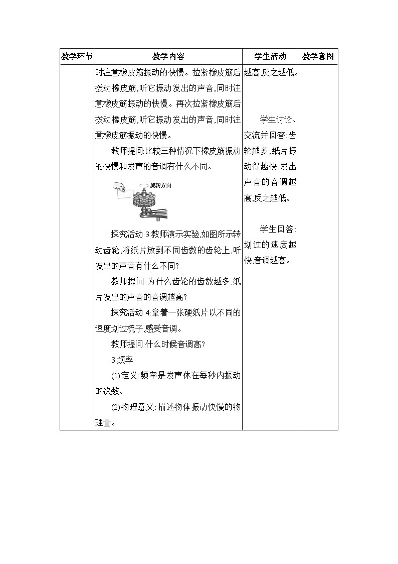 人教版(2024)八年级物理上册第二章声现象2.2声音的特性教案03