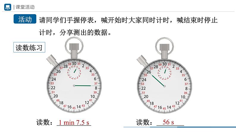 人教版八年级物理上册精品课堂1.4测量平均速度(教学课件)07
