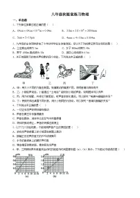 天津市武清区杨村第八中学2024-2025学年八年级上学期10月月考物理试卷(无答案)