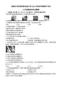 湖北省恩施市龙凤镇民族初级中学2024-2025学年八年级上学期期中考试物理试卷