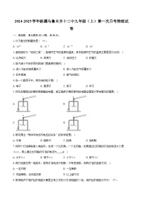 新疆乌鲁木齐十三中2024-2025学年九年级上学期第一次月考物理试卷