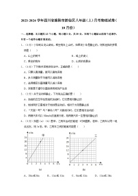 2023-2024学年四川省绵阳市游仙区八年级（上）月考物理试卷（10月份）
