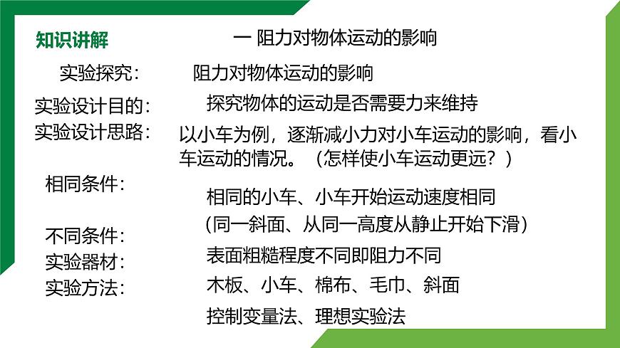 8.1《牛頓第一定律》第1課時精品課件第7頁