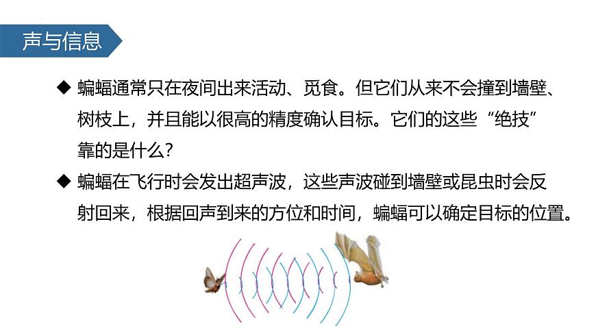 人教版(2024)八年級物理上學(xué)期2.3聲的利用ppt課件第5頁