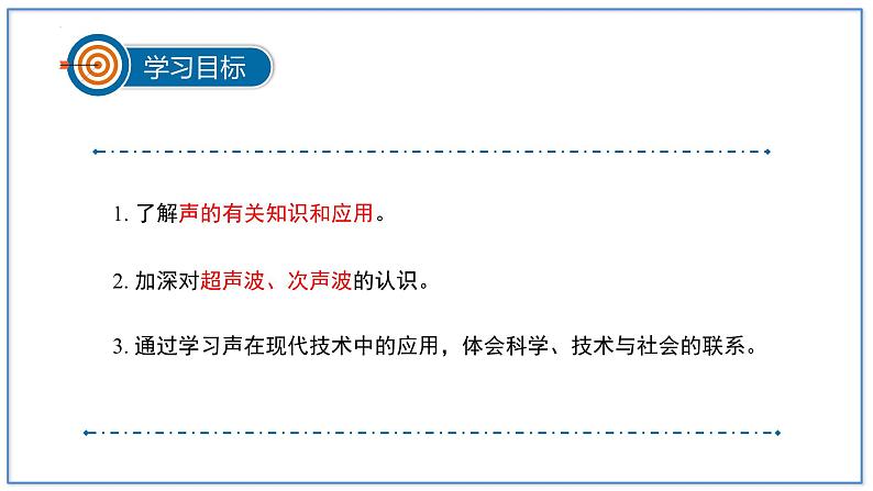 人教版(2024)八年级物理上学期2.3声的利用课件第2页