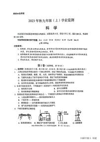 2023-2024学年四川省绵阳市九年级(上)期末物理试卷