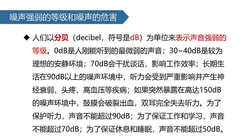 人教版(2024)八年級物理上學期2.4噪聲的危害和控制課件第6頁