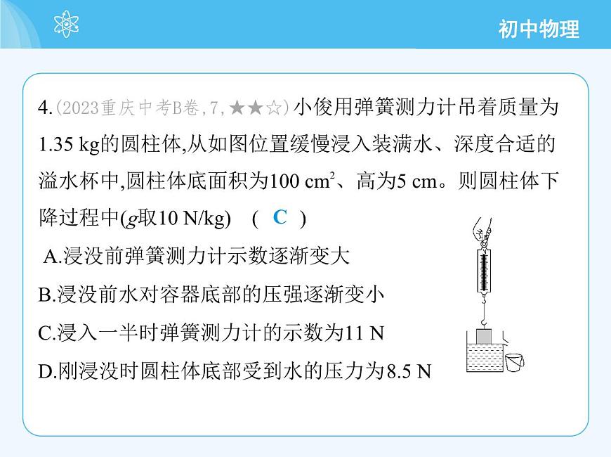 第三節(jié)　阿基米德原理第7頁