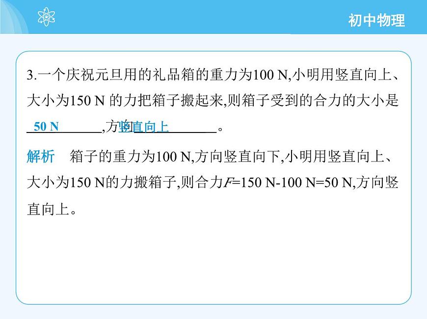 第二節(jié) 力的合成第7頁(yè)