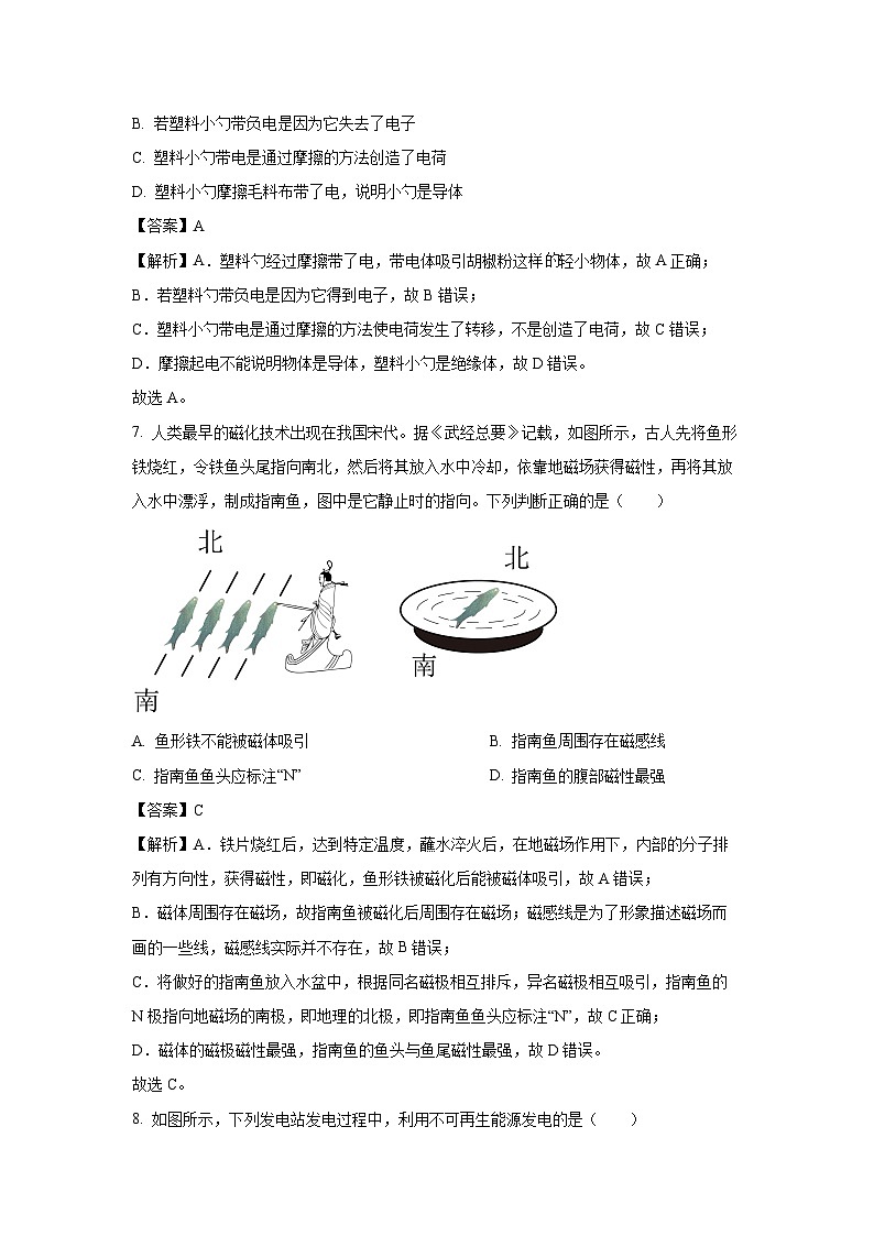 辽宁省大连市高新园区2023年中考模拟物理试卷(解析版)第3页