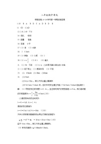 湖南省長(zhǎng)沙市明德教育集團(tuán)2024-2025學(xué)年八年級(jí)上學(xué)期期中考試物理試題