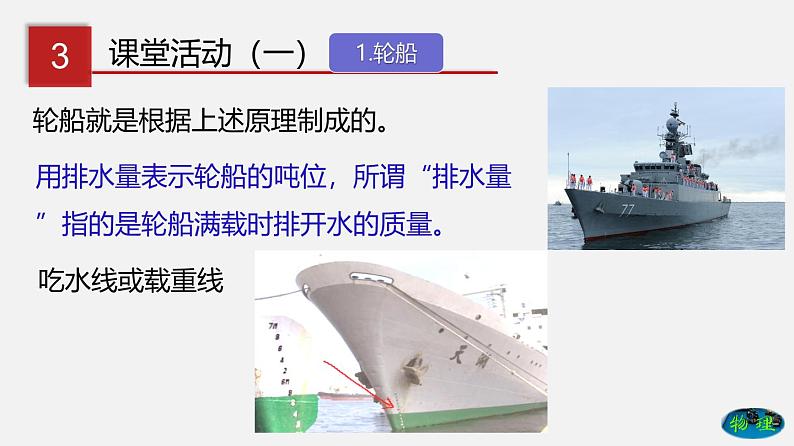 8.3 浮力的利用(课件)-八年级物理下册同步(鲁教版)第7页
