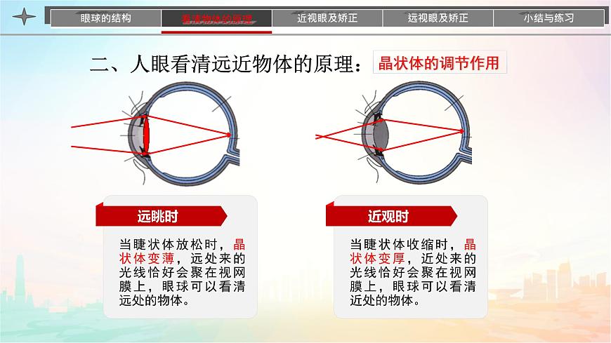 人教版（2024）八年級(jí)物理上學(xué)期5.4眼睛和眼鏡課件第7頁