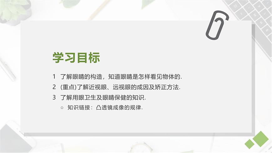 人教版（2024）八上物理5.4眼睛和眼鏡課件第4頁