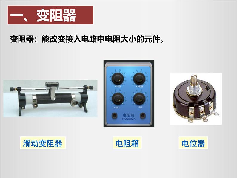 人教版(2024)九年级物理全册16.4变阻器ppt课件03