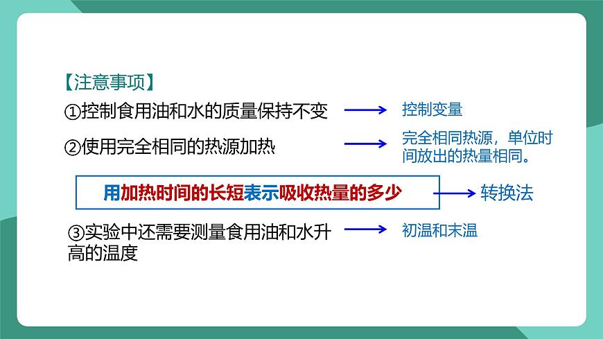 人教版物理九年級下冊13.3比熱容 課件第6頁
