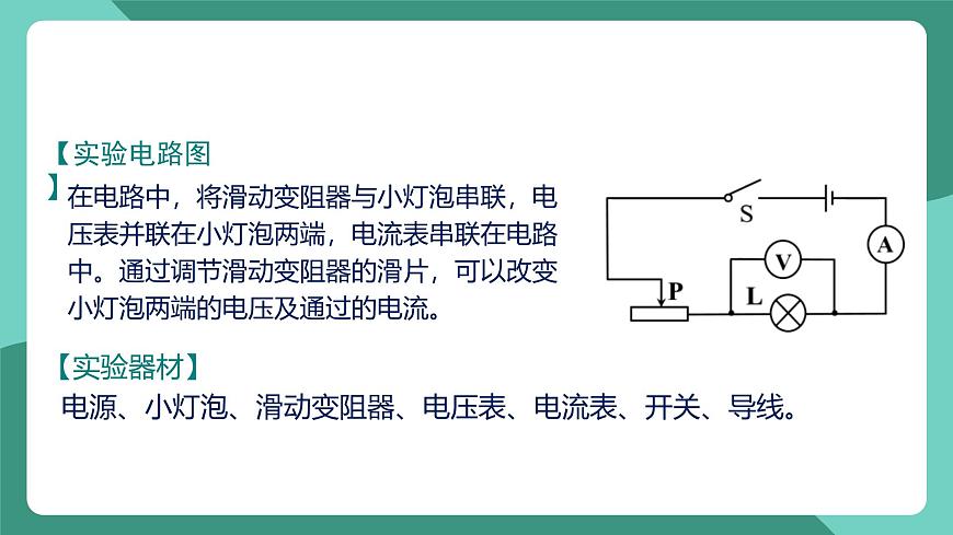 人教版物理九年級(jí)下冊(cè)18.3測(cè)量小燈泡的電功率 課件第7頁(yè)
