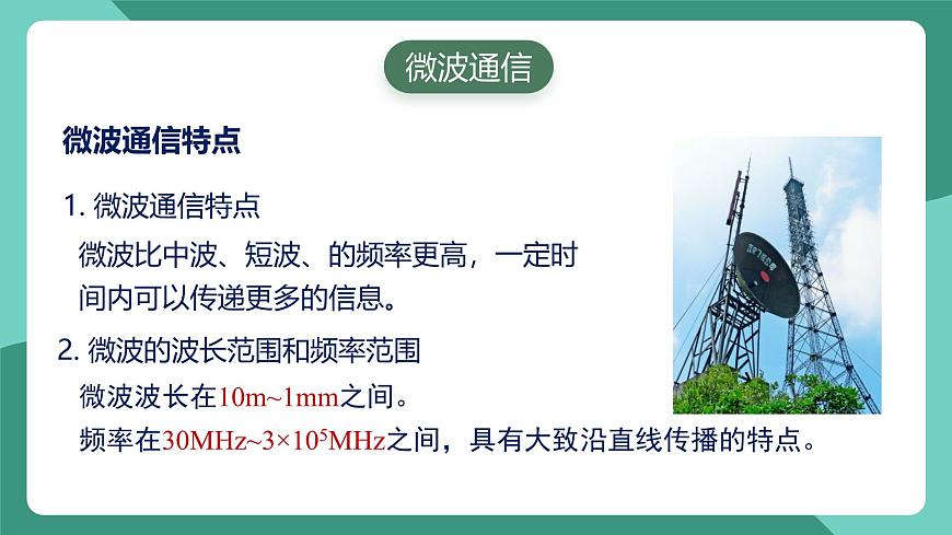 人教版物理九年級下冊21.4越來越寬的信息之路 課件第5頁