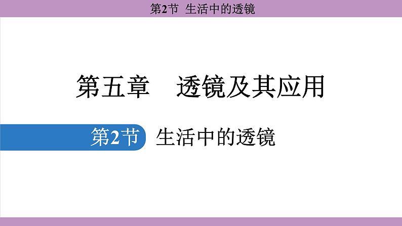 5.2 生活中的透镜(课件)---2024-2025学年人教版物理八年级上册第1页