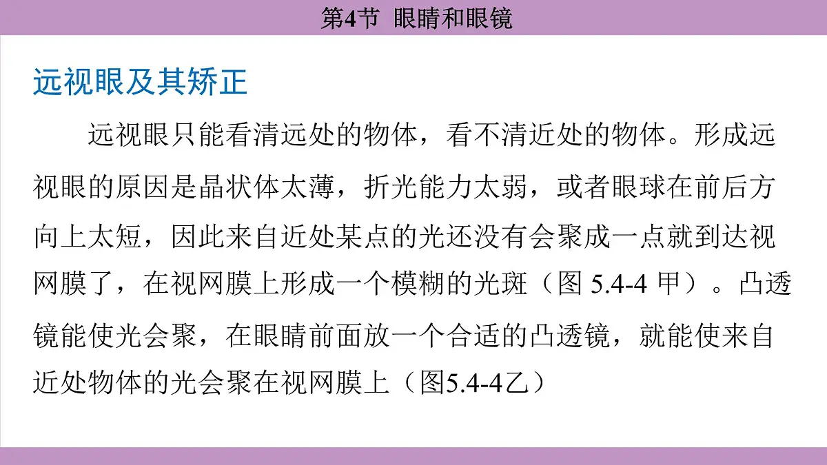 5.4 眼睛和眼镜(课件)---2024-2025学年人教版物理八年级上册第8页