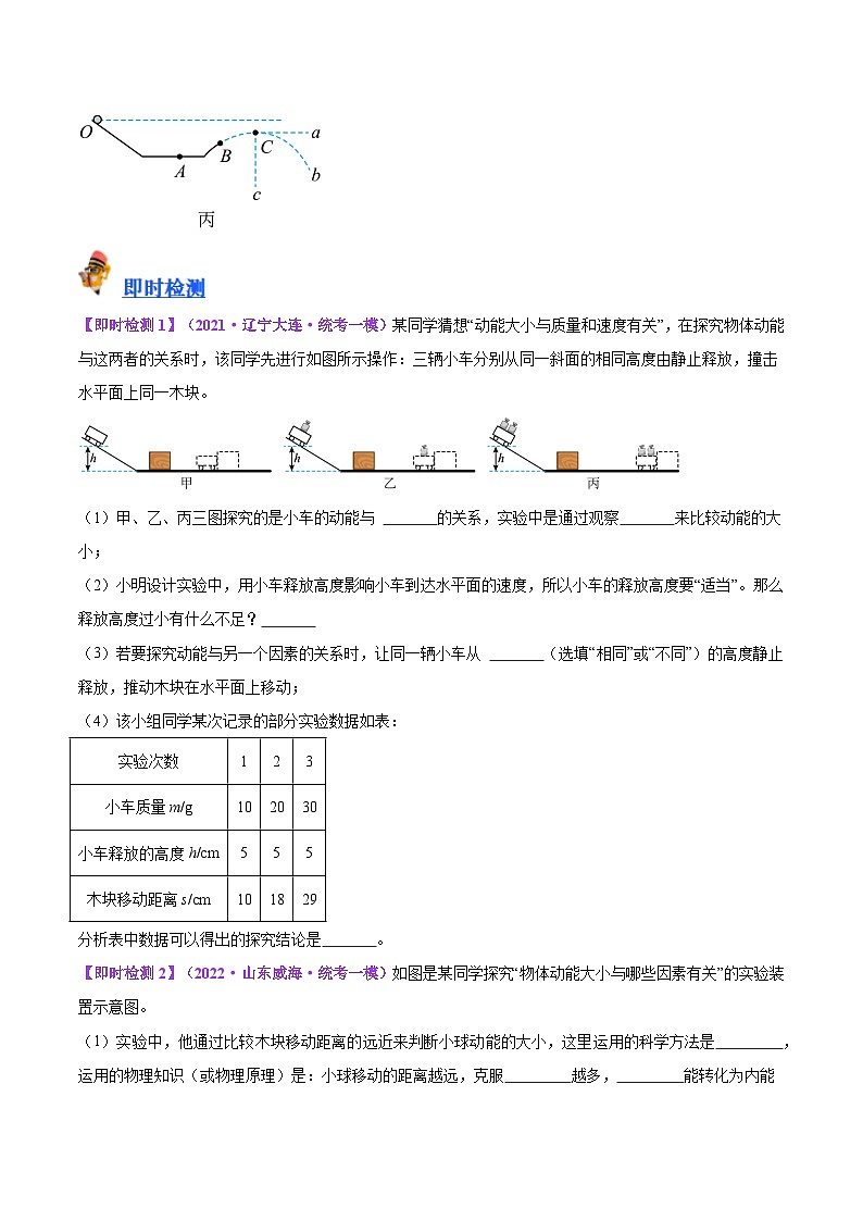 2025年中考物理一轮复习考点过关练习专题34 力学实验专题(三)(原卷版)第3页