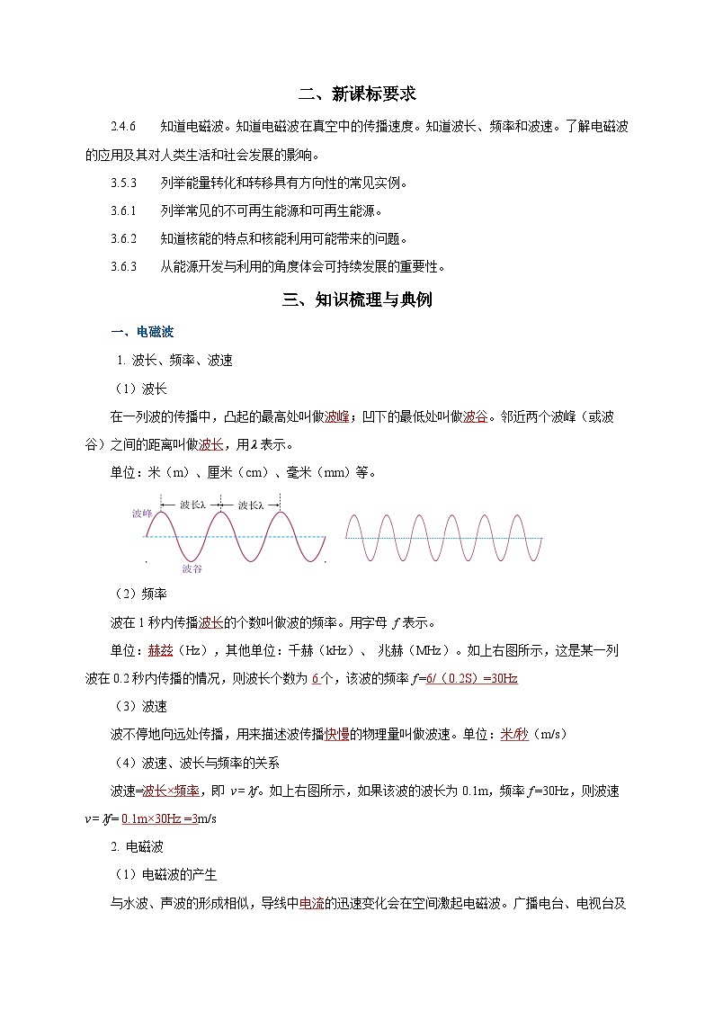 2025年中考物理一轮复习讲与练专题20 信息的传递 能源(知识梳理+典例+练习)(教师版)第2页
