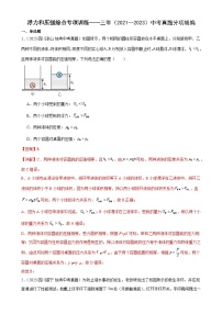 2025年中考物理二轮复习综合专项训练 浮力和压强(2份,原卷版+教师版)