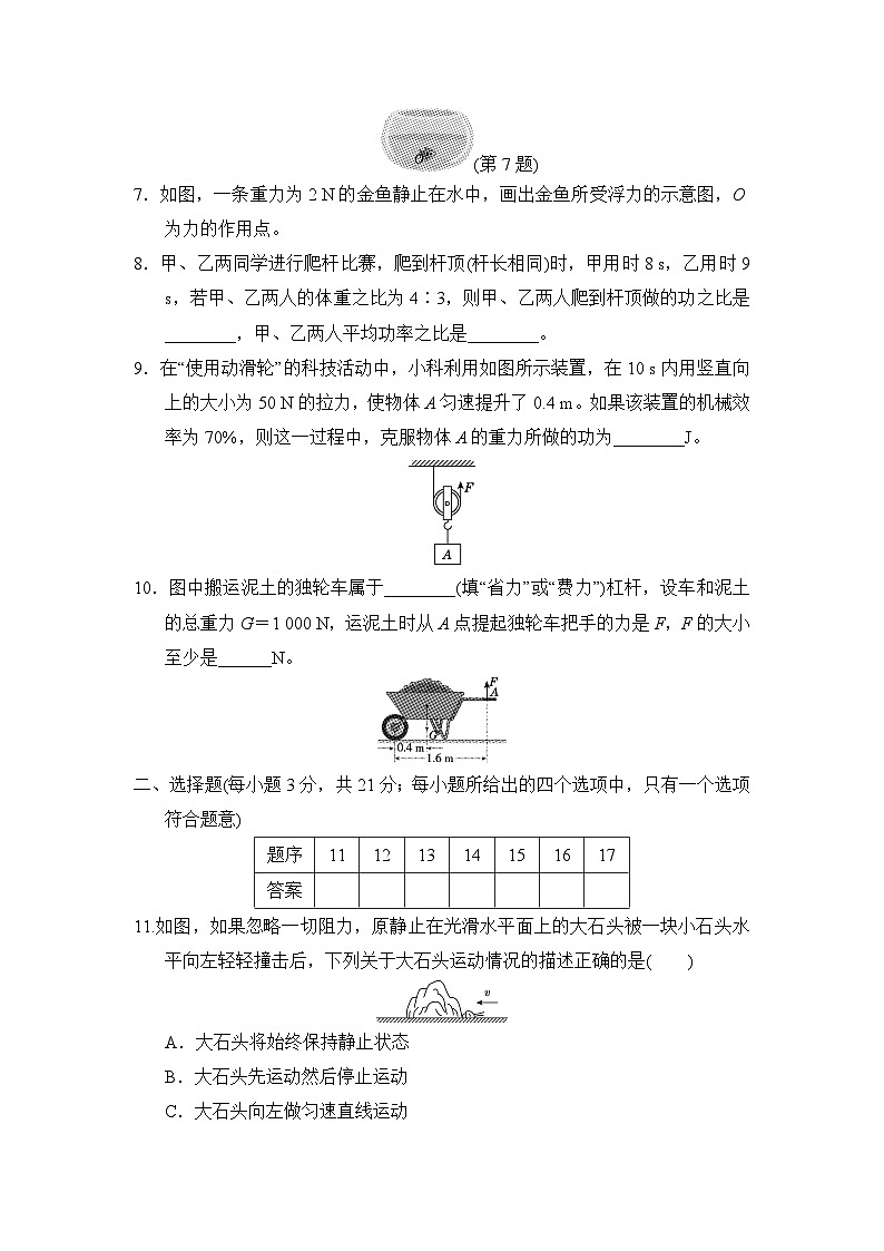 沪科版(2024)八年级下学期物理期末模拟测试卷(含答案)第2页
