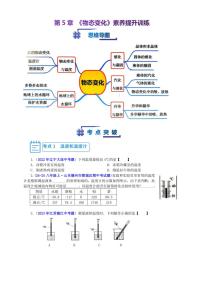 【考点突破】教科版八年级物理上册第5章《物态变化》期中期末素养提升专项训练(含答案)