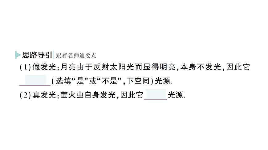 初中物理新人教版八年級上冊第四章第一節(jié) 光的直線傳播作業(yè)課件2024秋第3頁