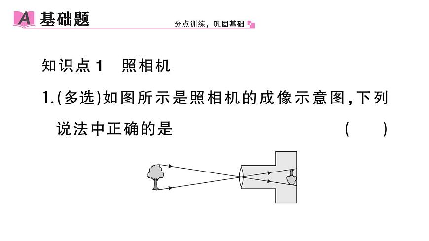 初中物理新人教版八年級(jí)上冊(cè)第五章第二節(jié) 生活中的透鏡作業(yè)課件2024秋季第2頁(yè)