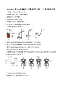 2024-2025学年山东省德州市天衢新区九年级（上）期中物理试卷(含答案）