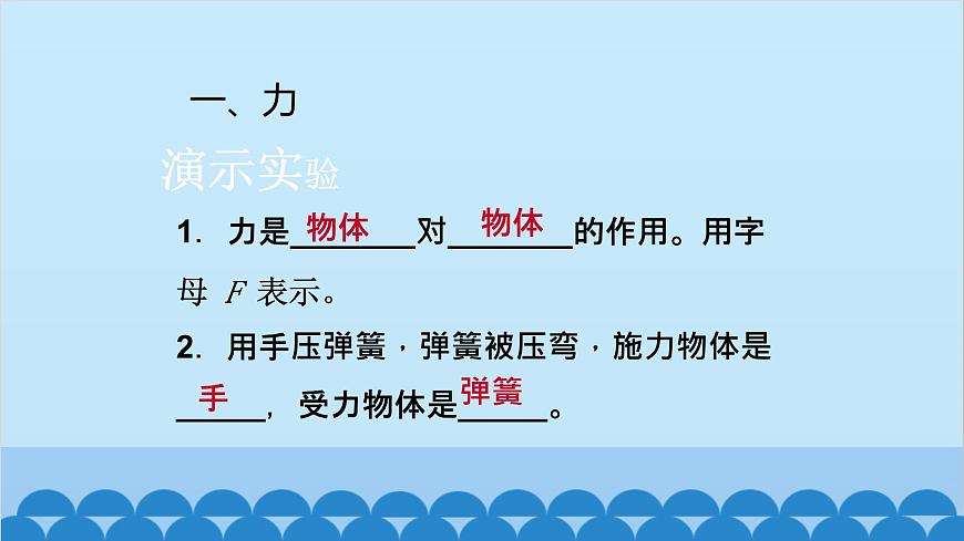 滬科版(2024)物理八年級(jí)上冊(cè) 第六章 第一節(jié) 課時(shí)一 力課件第3頁