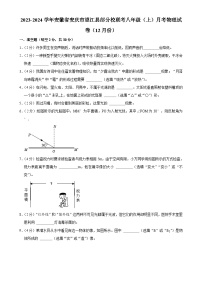 安徽省安庆市望江县部分校联考2023-2024学年八年级上学期月考物理试卷（12月份）-A4