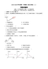 广东省广州市广州外国语学校2024-2025学年九年级上学期期中物理试卷-A4