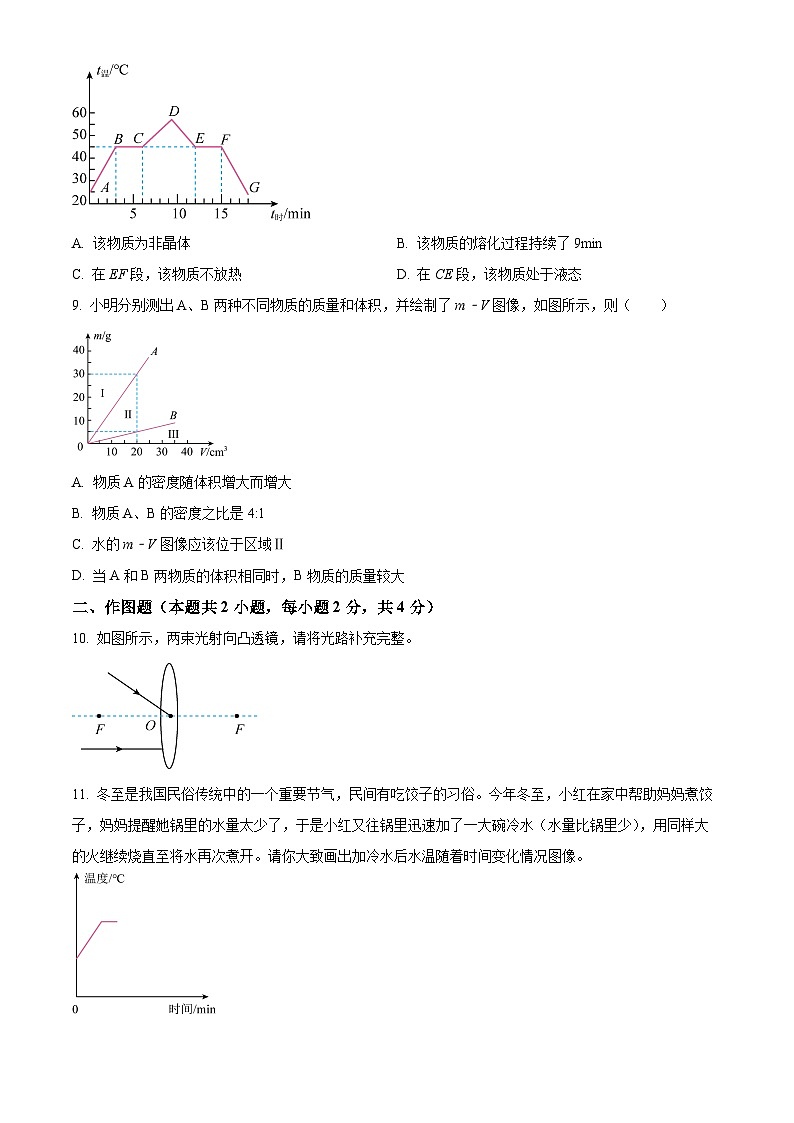 精品解析：廣東省深圳市寶安區(qū)2023-2024學(xué)年八年級上學(xué)期期末物理試題（原卷版）第3頁