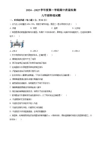 河北省秦皇岛市昌黎县2024-2025学年九年级上学期11月期中物理试题（原卷版）-A4