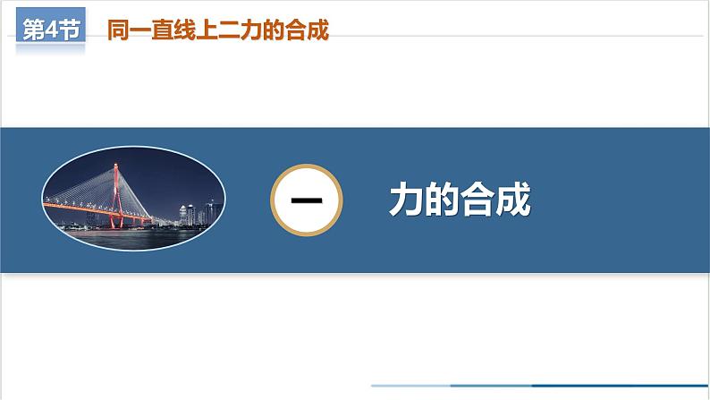 8.4 同一直线上二力的合成(教学课件)第5页