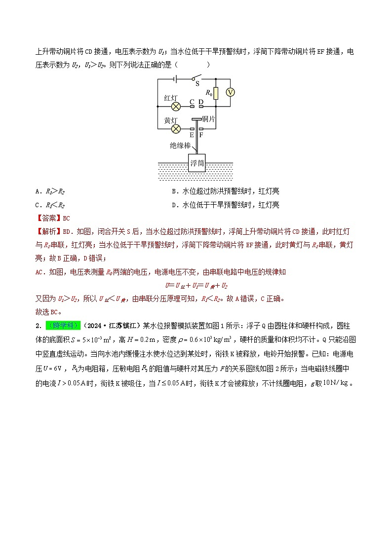 专题14 欧姆定律及其应用(考情聚焦+中考新考法+真题透视5大考向+新题特训)(解析版)第2页