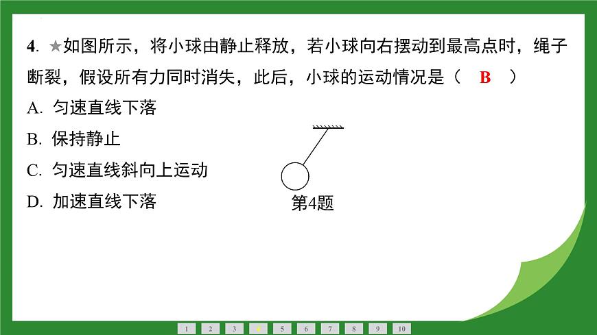8.1牛頓第一定律  課件  2024-2025學(xué)年人教版物理八年級(jí)下冊(cè)第4頁(yè)