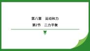 物理八年级下册第八章 运动和力8.2 二力平衡图文课件ppt