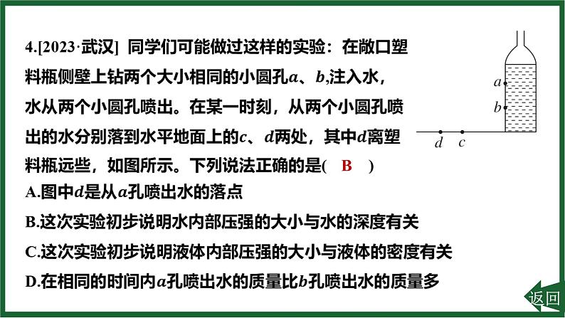 人教版(2024)物理八年级下册第九章 压强专项突破5 液体压强的分析与计算课件第7页