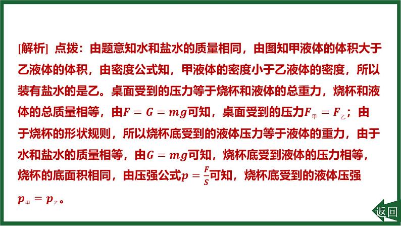 人教版(2024)物理八年级下册第九章 压强专项突破6 固体压强和液体压强的综合课件第8页