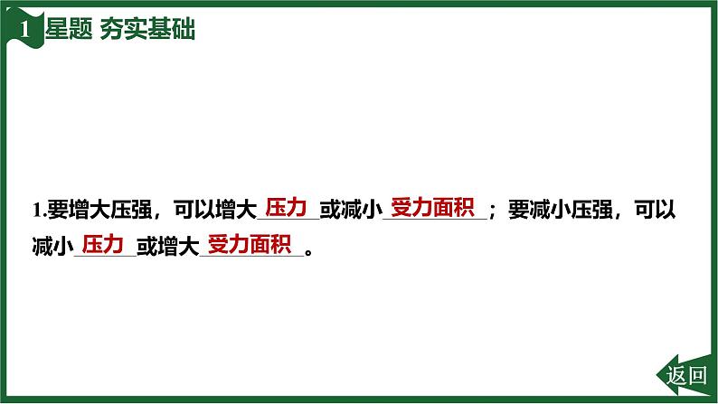 人教版(2024)物理八年级下册第1节 压强-第2课时 压强的应用课件第2页