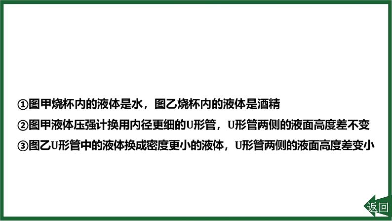 人教版(2024)物理八年级下册第九章 压强重点实验突破 探究液体压强与哪些因素有关课件第6页
