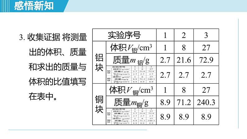 北师大版(2024)八年级物理下册课件 6.2物质的密度第5页