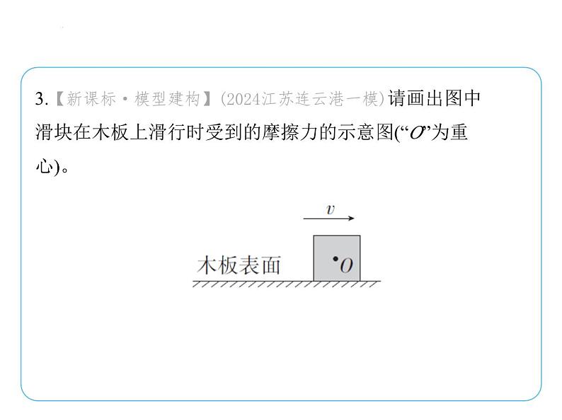 专项素养综合全练(一) 力的示意图课件- 2024-2025学年苏科版物理八年级下册第6页